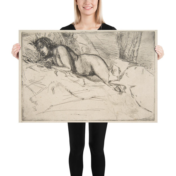 Venus - James McNeill Whistler - 1859 - Photo Paper Poster Museum quality 7741726