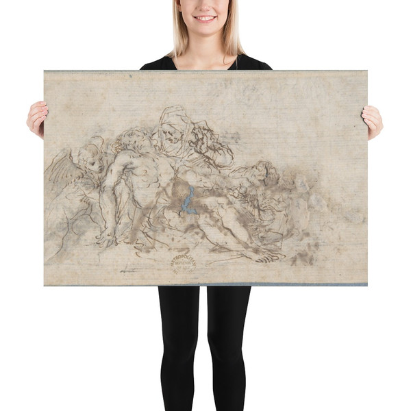 Pietà - Anonymous, Italian, Bolognese, 17th century - 17th century - Photo Paper Poster Museum quality 7746183