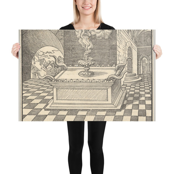 The Altar of Incense, from De Biblie uth der uthlegginge Doctoris Martini Luthers - Erhard Altdorfer - Paper Poster Museum quality 7747677