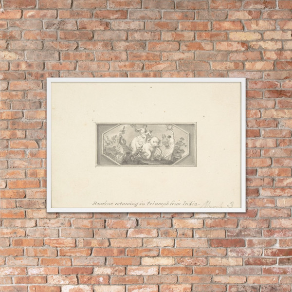 Bacchus returning in Triumph from India - Edward Francis Burney - 1790–1800 - Photo Paper Framed Poster Museum quality 7744415