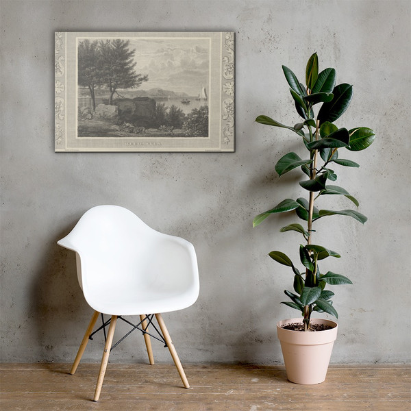 Weekhawken - Asher Brown Durand - 1833 - Canvas Museum quality 7738887