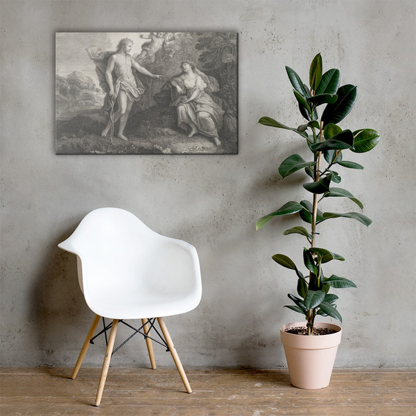 Apollo and the Cumean Sibyl - Marie Madeleine Igonet - 1744–60 - Canvas Museum quality 7705322