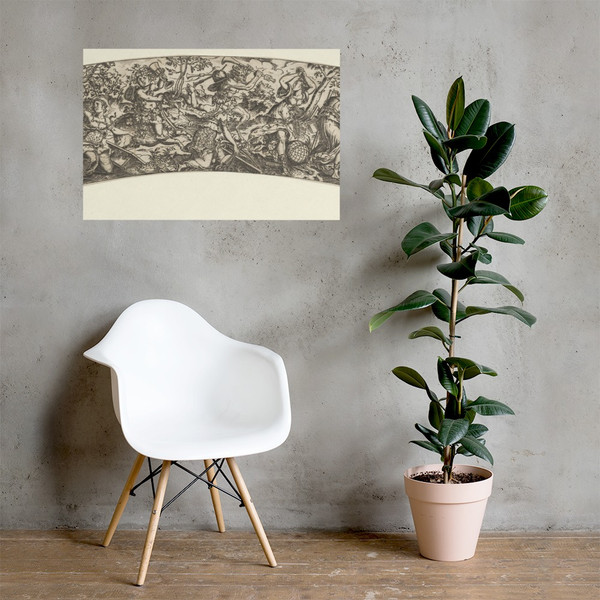 The Seven Liberal Arts Persecuted by Pluto and Bacchus - Jost Amman - ca. 1554–91 - Photo Paper Poster Museum quality 7747108