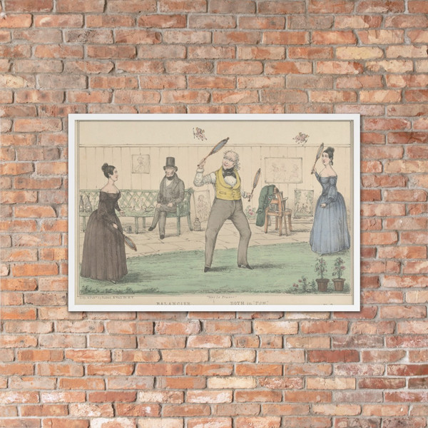 Vive la France, Balancier, Both in "Tow" - Alfred E. Baker - ca. 1840 - Photo Paper Framed Poster Museum quality 7738523