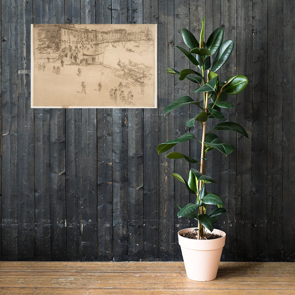 The Riva, No. 2 - James McNeill Whistler - 1879–80 - Photo Paper Poster Museum quality 7741974