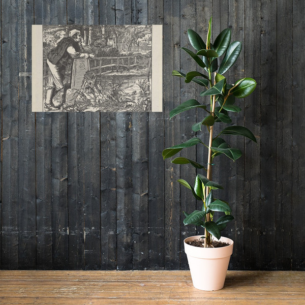 The Old Chartist - Frederick Augustus Sandys - 1862 - Photo Paper Poster Museum quality 7746867