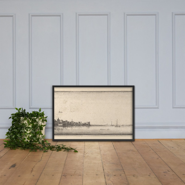 Bonn - Wenceslaus Hollar - 1642–1644 - Photo Paper Framed Poster Museum quality 7724894