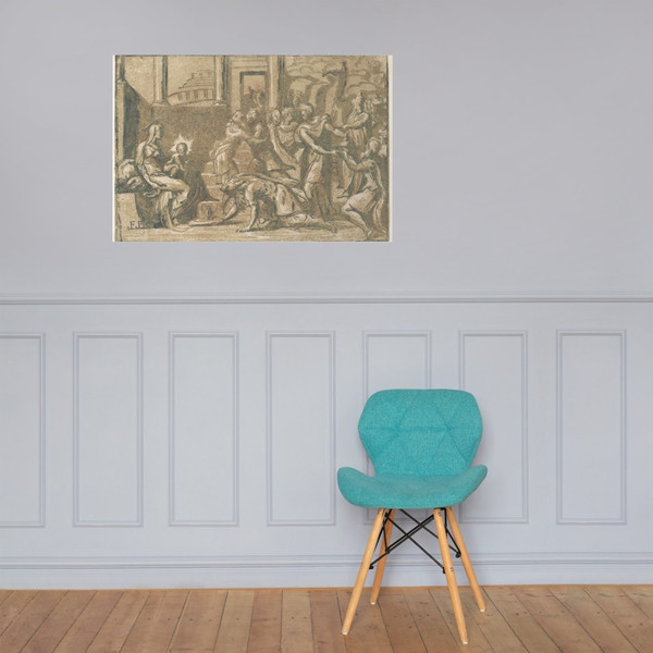 The Adoration of the Magi - Niccolò Vicentino - 1540–50 - Photo Paper Poster Museum quality 7741717