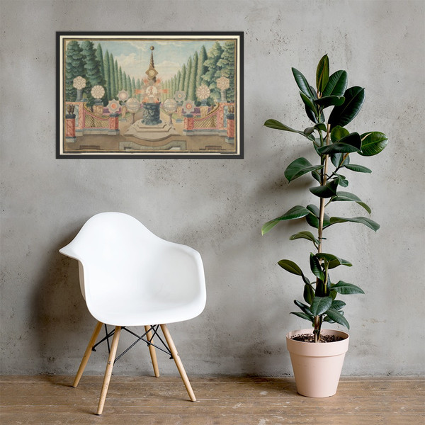 Coronation of the Czar Alexander I, Moscow, September 1801 - Lieutenant-Captain Cheleyev - 1801 - Matte Paper Framed Poster Museum quality 7743337