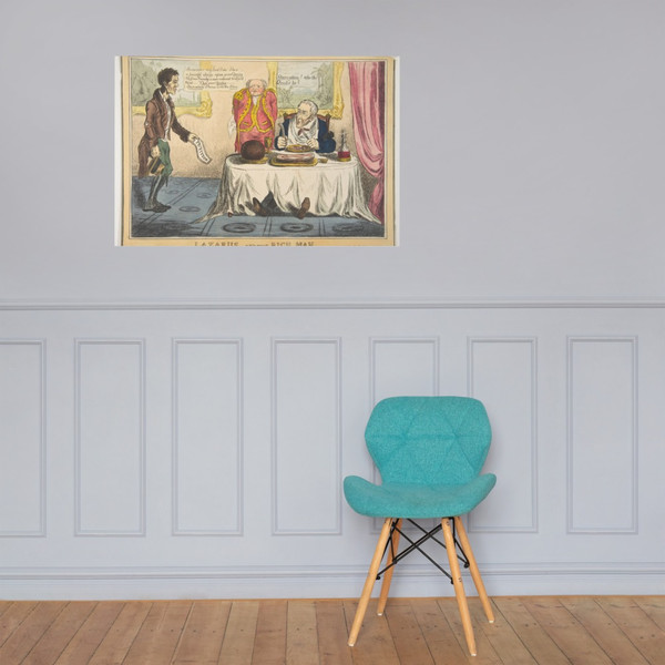 Lazarus and the Rich Man - Anonymous, British, 19th century - 1830 - Photo Paper Poster Museum quality 7746785