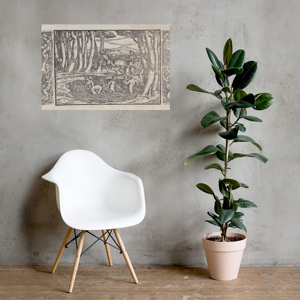 Le Trasformationi - Ovid - 1558 - Photo Paper Poster Museum quality 7739092