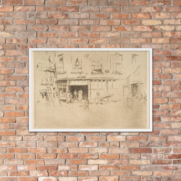 Little Court - James McNeill Whistler - [1880–81] - Matte Paper Framed Poster Museum quality 7738520