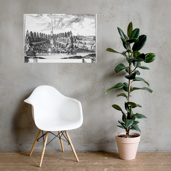 Celebration for the Elector Johann Georg II, Leipzig, July 8, 1667 - Anonymous, German, 17th century - ca. 1667 - Paper Poster Museum quality 7743400