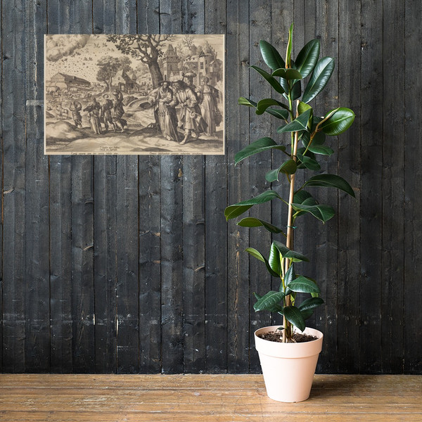 The Animals Going into the Ark from The Story of the Family of Seth - Maerten de Vos - 1586 - Photo Paper Poster Museum quality 7742363