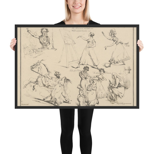 Songs: "O would t'were my lot..." - Henry Thomas Alken - 1822 - Photo Paper Framed Poster Museum quality 7746930