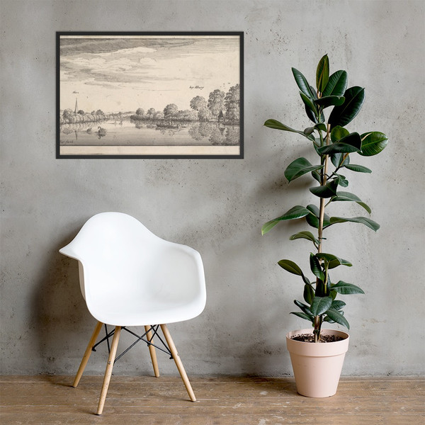 Albury - Wenceslaus Hollar - 1645 - Photo Paper Framed Poster Museum quality 7725035