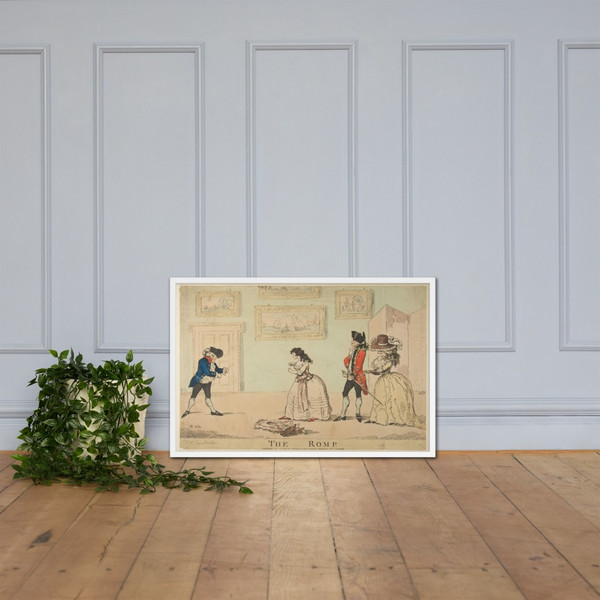 The Romp - R. Rushworth - January 3, 1786 - Matte Paper Framed Poster Museum quality 7746845