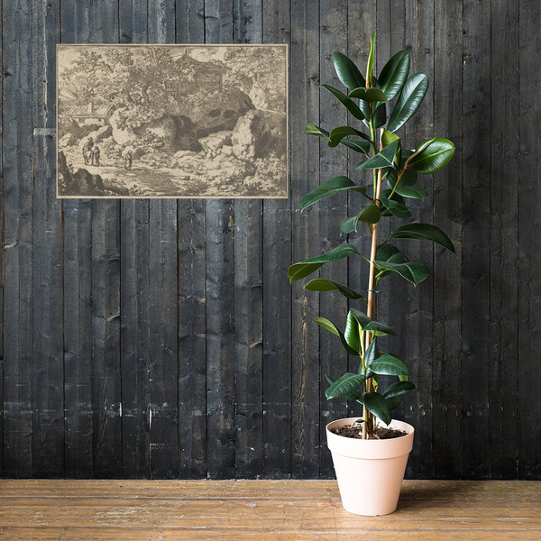 The Peasant on Horseback - Allart van Everdingen - Photo Paper Poster Museum quality 7747420