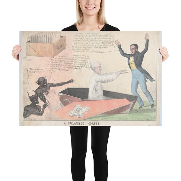 A Galvanized Corpse - Henry R. Robinson - 1836 - Photo Paper Poster Museum quality 7739649