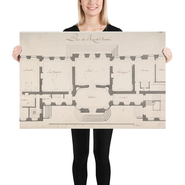Ground Plan for a Palace - Degana - n.d. - Photo Paper Poster Museum quality 7743820