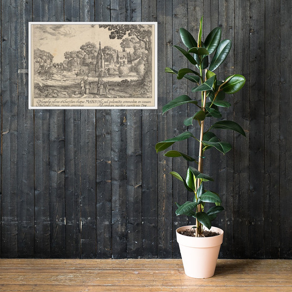 May - Wenceslaus Hollar - 1628–29 - Photo Paper Framed Poster Museum quality 7738681