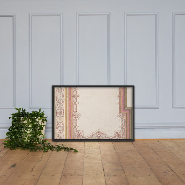 Ceiling Design for Madame Hope's Bedroom - Jules-Edmond-Charles Lachaise - ca. 1867 - Photo Paper Framed Poster Museum quality 7725152