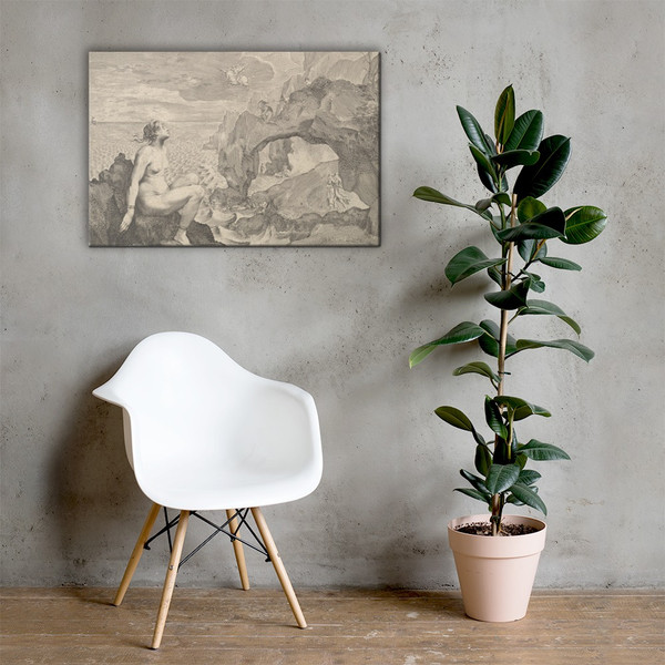 Perseus Delivering Andromeda - Claude Mellan - Canvas Museum quality 7740363