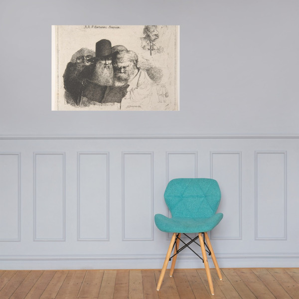 R.R.P. Doctissimi Bassinae - Joseph François Foulquier - 1773 - Photo Paper Poster Museum quality 7723561