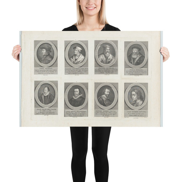 Eight Portraits - Hubert - n.d. - Paper Poster Museum quality 7738756