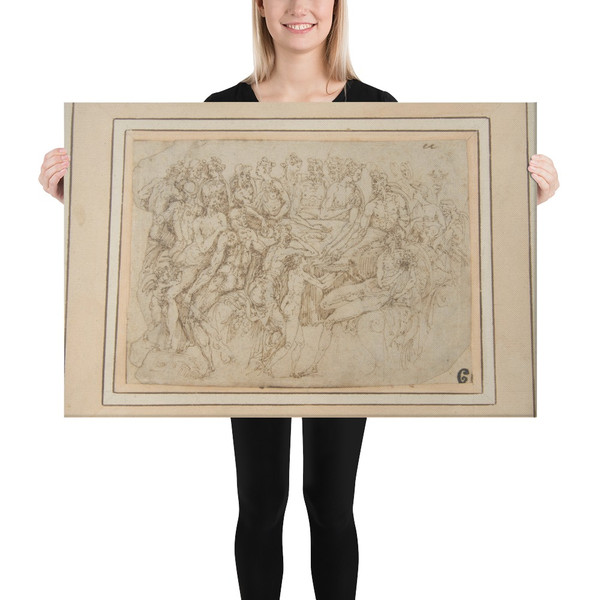 The Banquet of the Gods - Guglielmo della Porta - 1534–77 - Canvas Museum quality 7745219