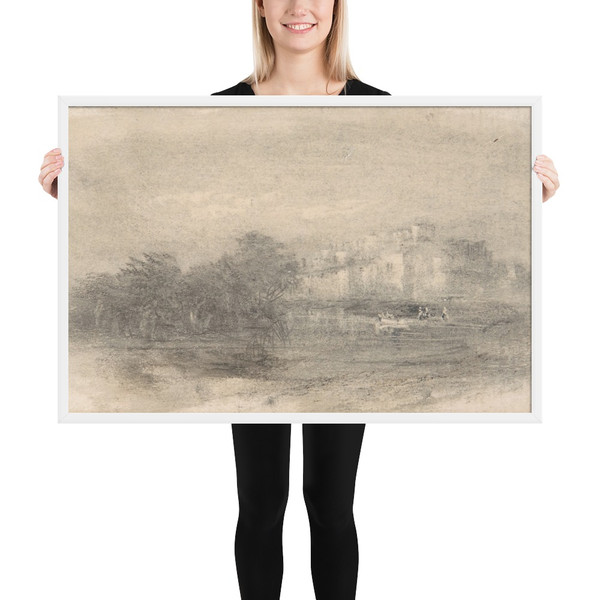 Landscape - Anonymous, British, early 19th century - early 19th century - Photo Paper Framed Poster Museum quality 7724026