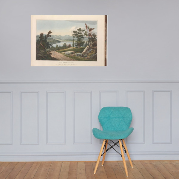 The Hudson River Portfolio - William Guy Wall - 1821–25 - Photo Paper Poster Museum quality 7746432