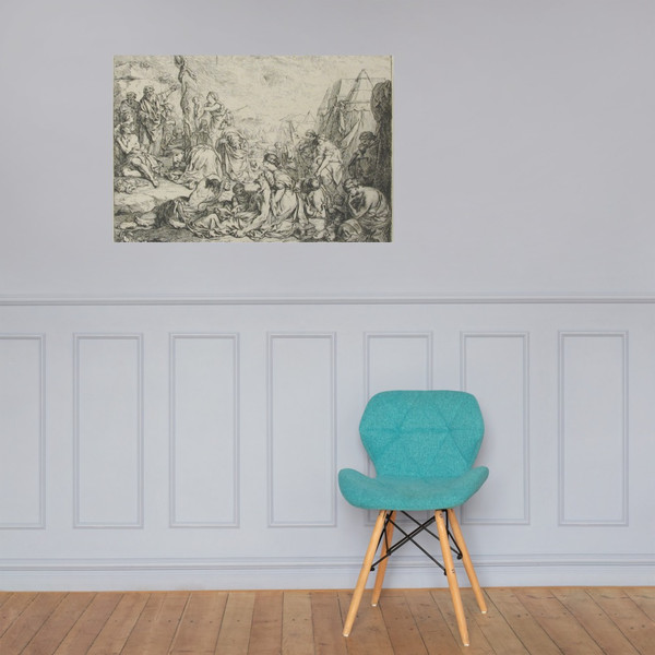 The Serpent of Airan - Pierre Hubert Subleyras - 18th century - Photo Paper Poster Museum quality 7737755