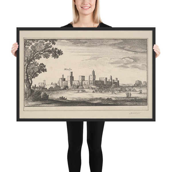 Windsor - Abraham Aubri - after 1644 - Photo Paper Framed Poster Museum quality 7739816
