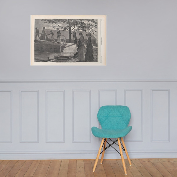 The Morning Bell (Harper's Weekly, Vol. XVII) - Winslow Homer - December 13, 1873 - Paper Poster Museum quality 7723306