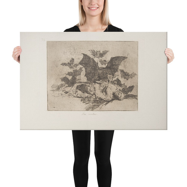 Plate 72  from 'The Disasters of War' (Los Desastres de la Guerra): 'The Consequences.' (Las resultas.) - Goya (Francisco de Goya y Lucientes) - after 1814–15 (published 1863) - Canvas Museum quality 7724200