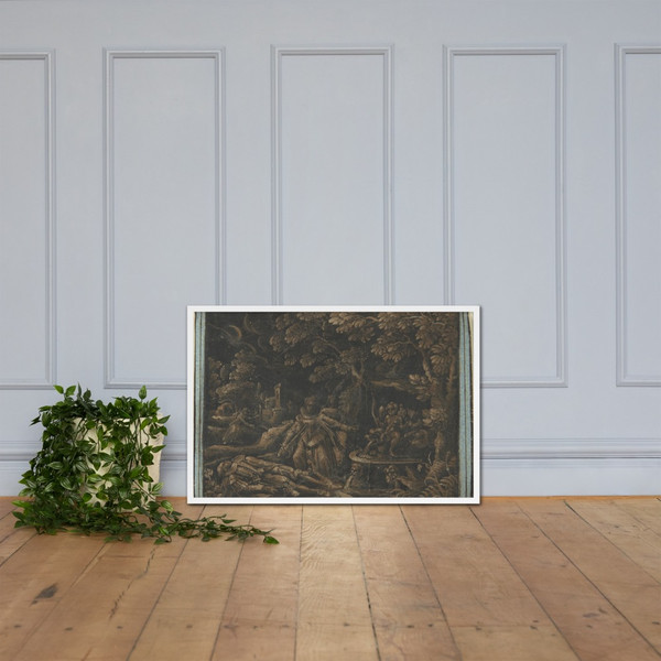 Pyramus and Thisbe - Anonymous, German, 17th century - ca. 1580 - Matte Paper Framed Poster Museum quality 7747512