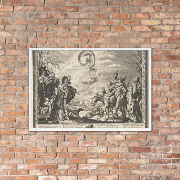 Fortune Favoring France (La Fortune de la France) - Abraham Bosse - ca. 1635–37 - Matte Paper Framed Poster Museum quality 7725126