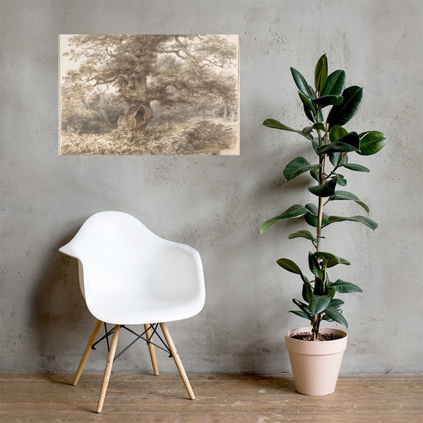 In the Park at Packington - Heneage Finch, 4th Earl of Aylesford - 1770–1812 - Photo Paper Poster Museum quality 7744644