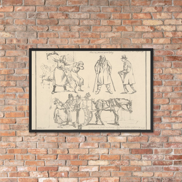 Songs: "That Love's a Tyrant I can prove..." - Henry Thomas Alken - 1822 - Photo Paper Framed Poster Museum quality 7746928