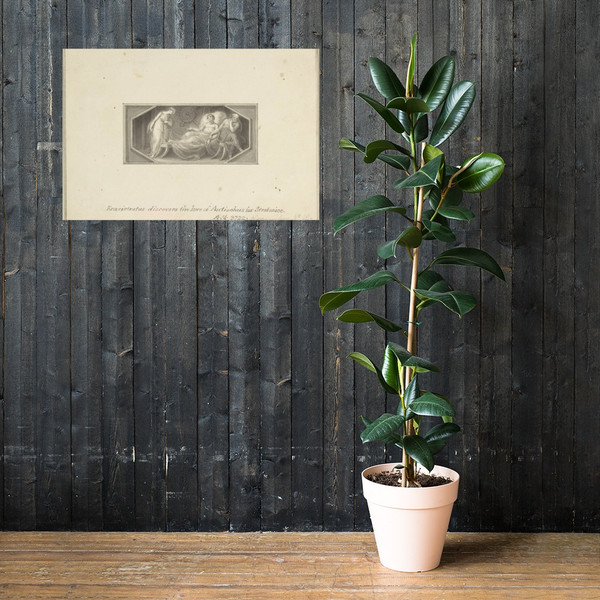 Erasistratus discovers the love of Antiochus for Stratonice - Edward Francis Burney - 1790–1800 - Paper Poster Museum quality 7744387