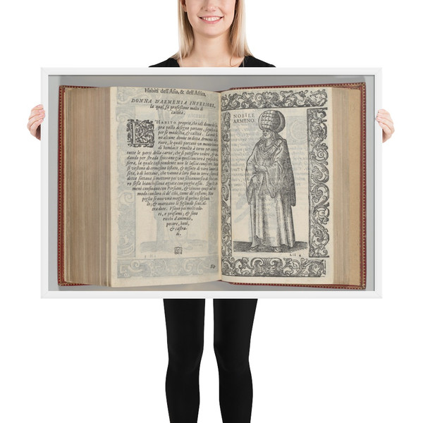 De gli habiti antichi et moderni di diversi parti del mondo, libri due ... - Cesare Vecellio - 1590 - Photo Paper Framed Poster Museum quality 7723983