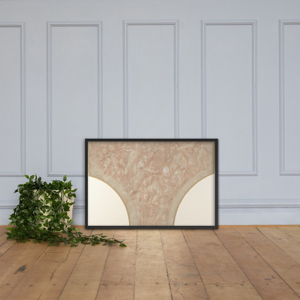 Vulcan Forging the Darts of Cupid - Francesco Primaticcio - 1552–56 - Matte Paper Framed Poster Museum quality 7745172