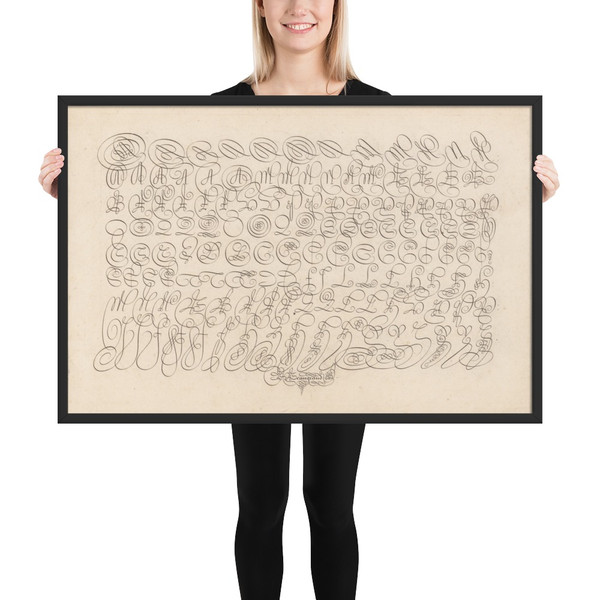 Panchrestographie & Poecilographie - Jean de Beaugrand - July 30, 1604 - Matte Paper Framed Poster Museum quality 7741916