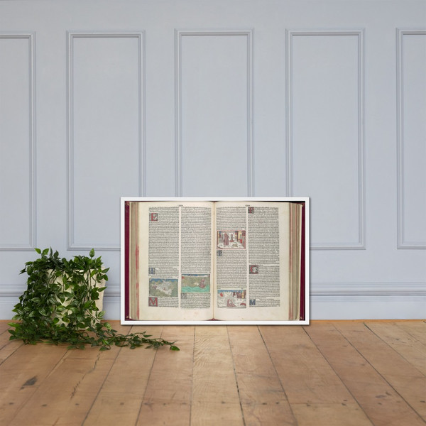 The Malermi Bible, vol. II - Niccolò Malèrmi - October 15, 1490 - Matte Paper Framed Poster Museum quality 7740600