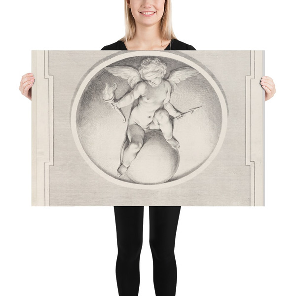 Triumphant Cupid - Jean Michel Liotard - 1715–96 - Photo Paper Poster Museum quality 7724928