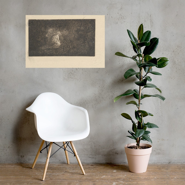 La Sainte Famille au Repos (The Holy Family at Rest) - Rodolphe Bresdin - 19th century - Photo Paper Poster Museum quality 7747852