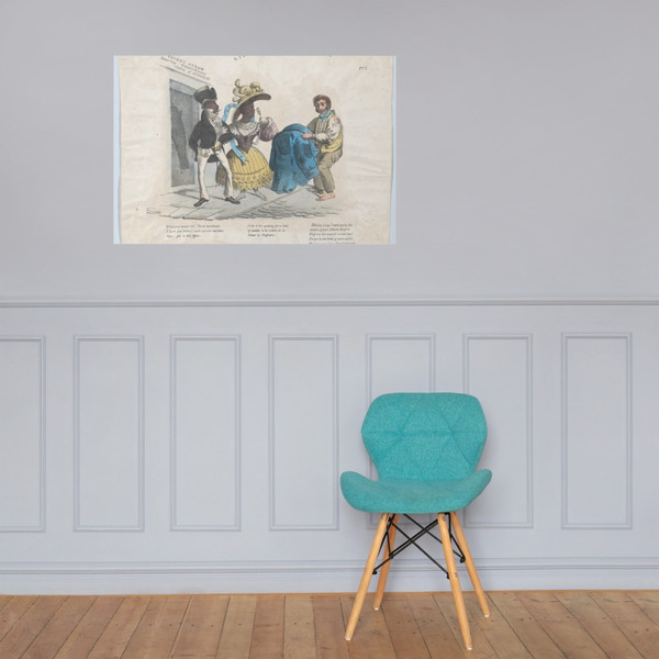 Life in New York - H. Isaacs - 1824–39 - Photo Paper Poster Museum quality 7738313