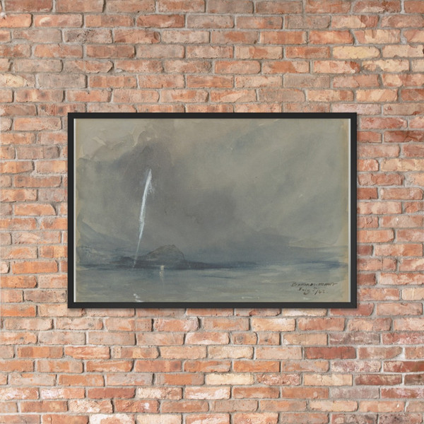 Beaumaris Mount, near Bangor, Wales - William Collingwood - 1843 - Matte Paper Framed Poster Museum quality 7723982