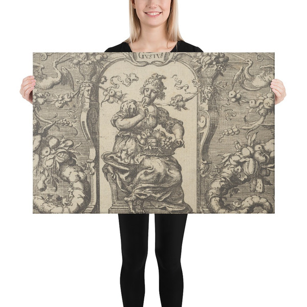 Taste (Gustus), from Quinque Sensuum - Franz Cleyn - ca. 1655 - Canvas Museum quality 7724785